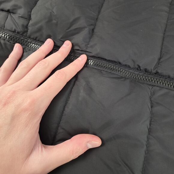 Paul & Shark Yachting Goose Down Puffer Jacket Size XL Mens Black Streetwear Y2K - Picture 5 of 11